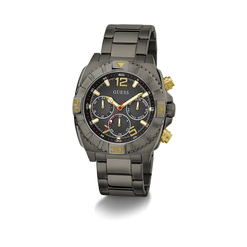Guess Traction Multi-function Black Dial Men’s Watch- GW0800G2